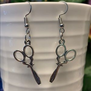 Scissors Earrings, Vintage Scissors